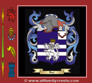 Ragee Coat of Arms, Family Crest - Click here to view