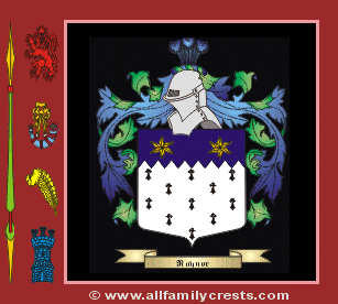 Rainor Coat of Arms, Family Crest - Click here to view