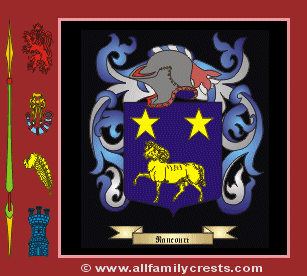 Rancourt Coat of Arms, Family Crest - Click here to view