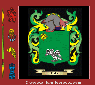 Reahm Coat of Arms, Family Crest - Click here to view