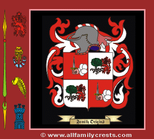 Redan Coat of Arms, Family Crest - Click here to view