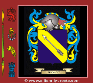 Reichardt Coat of Arms, Family Crest - Click here to view
