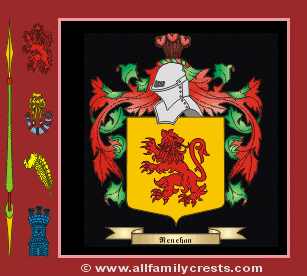 Renehan Coat of Arms, Family Crest - Click here to view