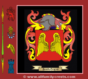 Renie Coat of Arms, Family Crest - Click here to view