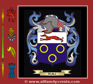 Rhodes Coat of Arms, Family Crest - Click here to view
