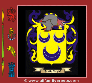 Ribtin Coat of Arms, Family Crest - Click here to view