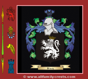 Rigne Coat of Arms, Family Crest - Click here to view