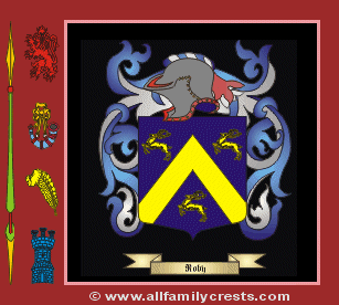 Robie Coat of Arms, Family Crest - Click here to view