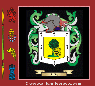 Roble Coat of Arms, Family Crest - Click here to view