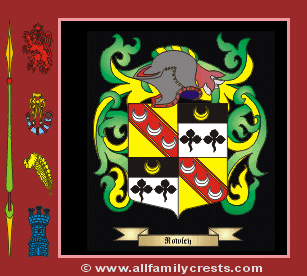 Roley Coat of Arms, Family Crest - Click here to view