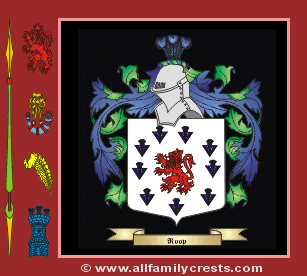 Roop Coat of Arms, Family Crest - Click here to view