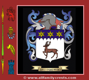 Ruthledge Coat of Arms, Family Crest - Click here to view