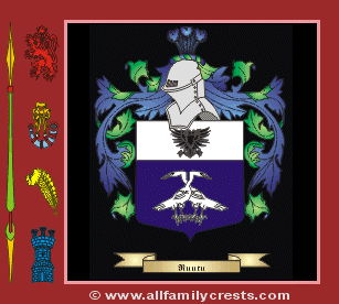 Rutu Coat of Arms, Family Crest - Click here to view