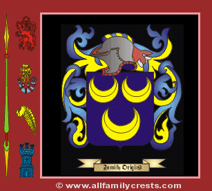 Ryders Coat of Arms, Family Crest - Click here to view