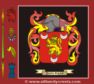 Sailsberry Coat of Arms, Family Crest - Click here to view