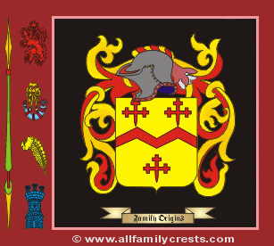 Sand Coat of Arms, Family Crest - Click here to view