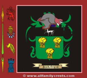 Sangster Coat of Arms, Family Crest - Click here to view