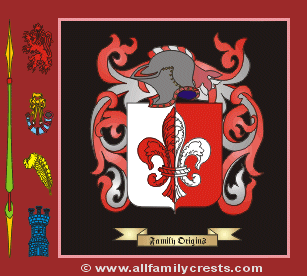 Sarsfield Coat of Arms, Family Crest - Click here to view