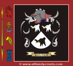 Saunders Coat of Arms, Family Crest - Click here to view