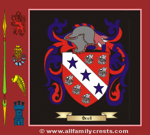 Scull Coat of Arms, Family Crest - Click here to view