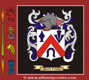 Sexton Coat of Arms, Family Crest - Click here to view