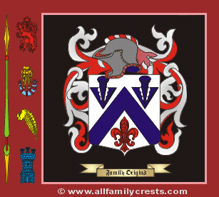 Sharkey Coat of Arms, Family Crest - Click here to view