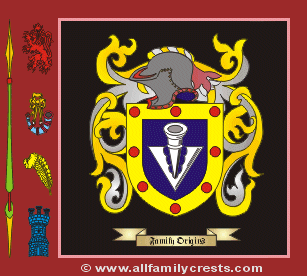 Sharp Coat of Arms, Family Crest - Click here to view