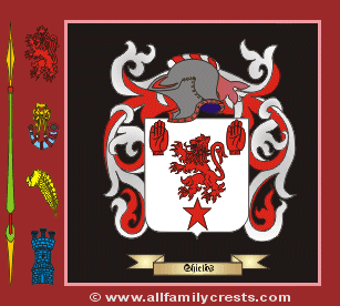 Shield Coat of Arms, Family Crest - Click here to view