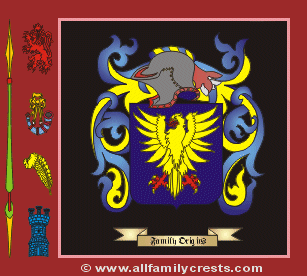 Shoulding Coat of Arms, Family Crest - Click here to view
