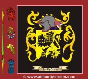 Simpson Coat of Arms, Family Crest - Click here to view