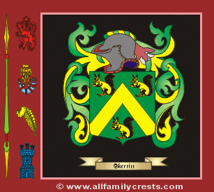 Skerit Coat of Arms, Family Crest - Click here to view
