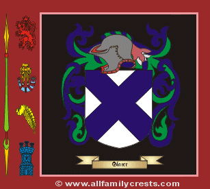 Slater Coat of Arms, Family Crest - Click here to view