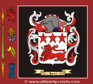 Spence Coat of Arms, Family Crest - Click here to view