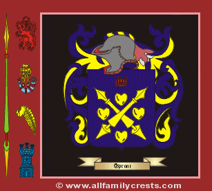 Sproat Coat of Arms, Family Crest - Click here to view