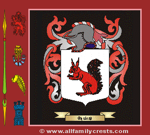 Squire Coat of Arms, Family Crest - Click here to view