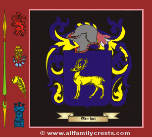 Strahan Coat of Arms, Family Crest - Click here to view
