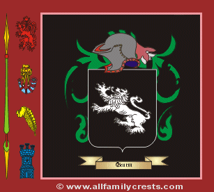 Sturm Coat of Arms, Family Crest - Click here to view