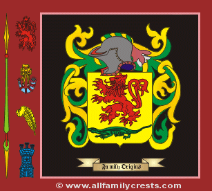 Sutten Coat of Arms, Family Crest - Click here to view