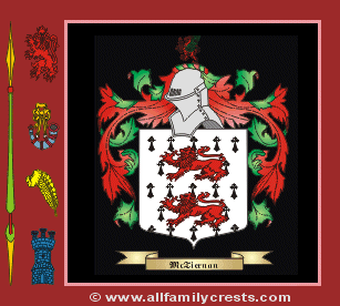 McTernan Coat of Arms, Family Crest - Click here to view