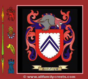 Terill Coat of Arms, Family Crest - Click here to view