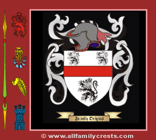 Thoen Coat of Arms, Family Crest - Click here to view