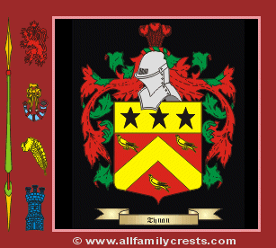 Tinan Coat of Arms, Family Crest - Click here to view