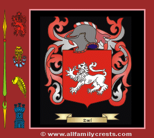 Toall Coat of Arms, Family Crest - Click here to view