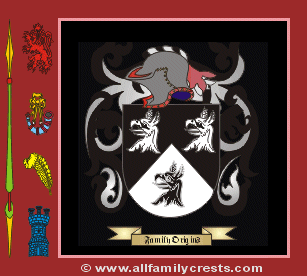 Toke Coat of Arms, Family Crest - Click here to view