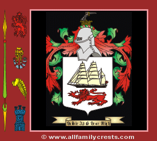 Tomey Coat of Arms, Family Crest - Click here to view