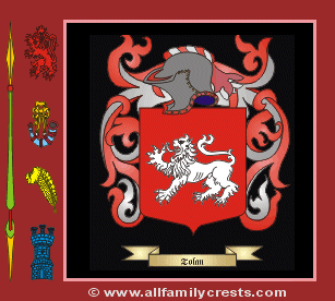 Toohill Coat of Arms, Family Crest - Click here to view