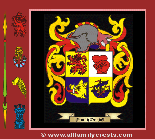 Tosh Coat of Arms, Family Crest - Click here to view