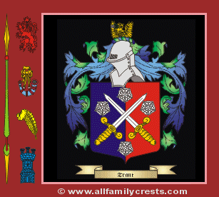 Trant Coat of Arms, Family Crest - Click here to view
