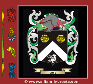 Travis Coat of Arms, Family Crest - Click here to view