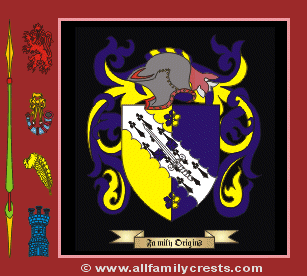 Trustie Coat of Arms, Family Crest - Click here to view